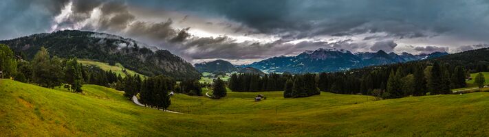 Unwetter in den Allgäuer Alpen