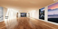 Ausstellung mit VR Easy Raum 1 Ausstellung Zauberhafte Schweiz in Schwarz